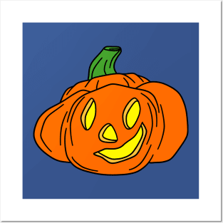 Happy Pumpkin Posters and Art